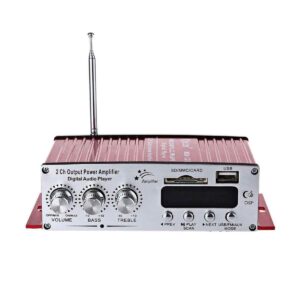 Amplificatore Audio Usb Mp3 Casa Auto 2 Canali Stereo 40w Telecomando Ma120