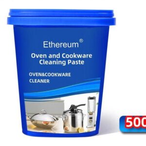 Pasta per la Pulizia dell’Acciaio Inox, detergente Magico per pentole da Cucina in Acciaio Inox 500g