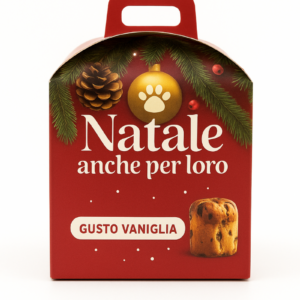 Panettone per Cani 80 g – Alimento Complementare Morbido | Gusti Vaniglia o Bacon