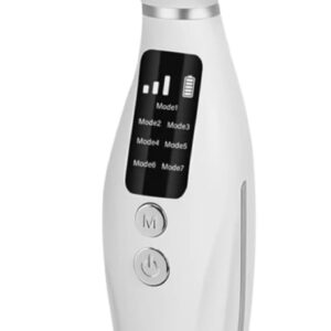Massaggiatore Facciale e Collo 7-in-1 con LED e Vibrazione – Dispositivo di Bellezza Rassodante, EMS, Fototerapia, Ricaricabile USB, Display Digitale – Anti-Rughe e Lifting Viso/Mento