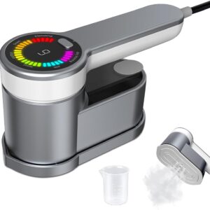 Mini Ferro da Stiro a Vapore da Viaggio 1200W – 6 Modalità, Riscaldamento 5s, Pieghevole 180°, Serbatoio 120ml, Piastra Ceramica Antiaderente