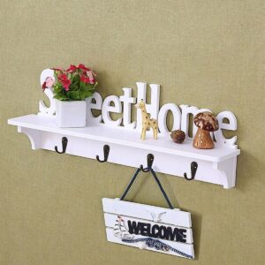 Guardaroba appendiabiti Sweet Home 4 ganci 47x8