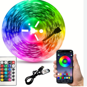 Striscia LED 5 Metri  – Luci Colorate per Camera, Soggiorno, Cucina, Camera da Letto, Bar, Festa