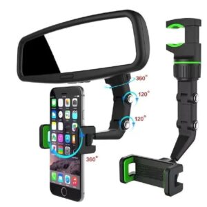 Supporto da auto specchietto retrovisore per cellulari navigatore smartphone
