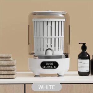 Mini Lavatrice Portatile 3 in 1 da 3L con Display Digitale | Lavaggio Simulato a Mano | Compatta e Silenziosa, 170×168×260mm
