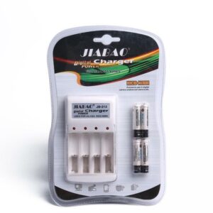 Caricabatterie digitale Jiabao con 4 batterie AA NiCd 4500mAH