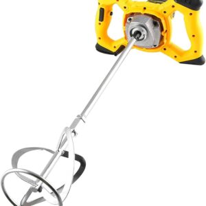Miscelatore Professionale per Malta e Cemento 2400W – Agitatore Elettrico M14 con 6 Velocità Regolabili, Impugnatura Ergonomica Antiscivolo