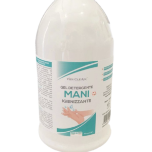 1L  gel Igienizzante Mani 70% Alcool Flacone Vidi Clean