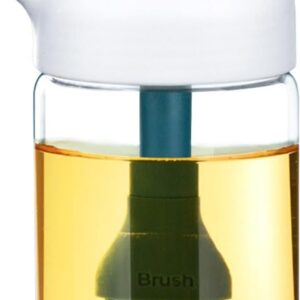 Borraccia per Olio 2 in 1 con Spazzola - Contenitore Multifunzionale per Condire e Cucinare