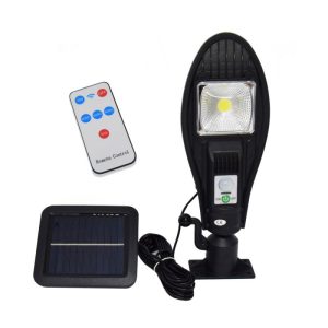 Lampada da esterno solare da 100 W con telecomando LED JX-256 Nessun Consumo di Energia
