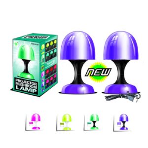 Lampada Proiettore LED Fungo decorazioni colorate per la luce notturna camera da letto lampada