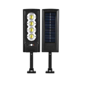 Faretto lampione 120 cob da esterno a pannello solare sensore movimento