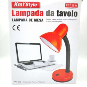 Lampada da scrivania 25w con attacco E14  con collo orientabile