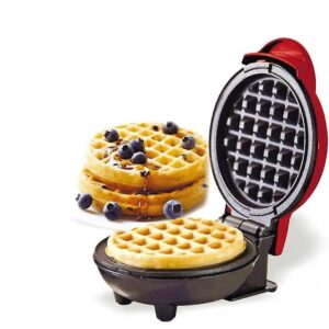 Piastra per Waffle colore rosso. Colazione e Snack - Spina EU - 350W