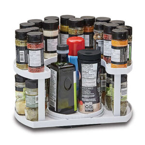 Organizer per armadiettoRotary Shelf  40 Spazi  Dual-Spin bianco