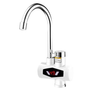 Rubinetto con display digitale per acqua calda istantanea rubinetto vasca da bagno doccia elettrico veloce RX-015-1