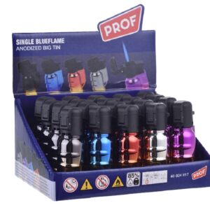 Pacco da 20 accendini prof in 5 diversi colori
