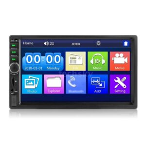 Autoradio 7 pollici audio lettore mp5 bluetooth 1080p auto vista posteriore 7018