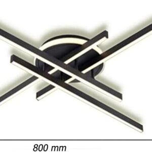 Plafoniera moderna a led 45 watt lampada bianca da soffitto lampadario in metallo luce fredda