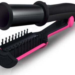 Ferro Arricciacapelli 2 In 1 rotante ferro arricciacapelli rivestito in ceramica con controllo dell'umidità ferro arricciacapelli per lisciare i capelli automatica professionale