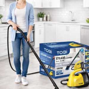 TOBI Steam Cleaner Deluxe 2500W – Pulitore a Vapore Multifunzione 16 in 1 per Casa, Cucina e Bagno
