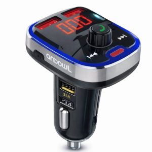 Trasmettitore FM Wireless Bluetooth + Caricabatteria USB + Lettore MP3 per Auto