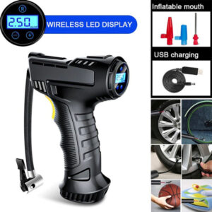 Compressore d'aria per auto senza fili da 120 W Gonfiatore per pneumatici digitale