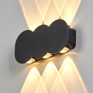 Lampada da parete lampada muro in alluminio applique da parete esterna impermeabile ip65 faretto