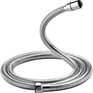 Flessibile Doccia in Acciaio Inossidabile 180-200 cm, Anti Torsione, color Argento
