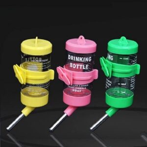 Borraccia criceti piccoli animali 80ml acciaio plastica