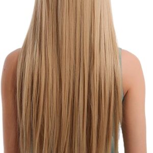 Parrucca da Donna Lunga Biondo scuro liscio -70cm