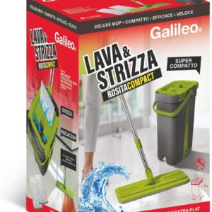 Galileo Casa Deluxe mop  con Secchio 9l lavastrizza con manico