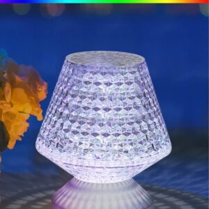 Lampada da comodino senza fili led luce notturna rgb cambio colore touch lampada da tavolo ricaricabile
