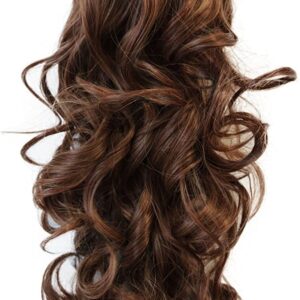 Parrucca Castana da Donna effetto ondulato- 60 cm
