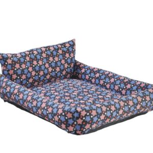 Cuccia Multifunzionale Cane Gatto Letto per Animali Imbottitura 100% Puro Cotone 3 Funzioni Cesta Cuscino e Tappeto Resistente 70 x 110 cm