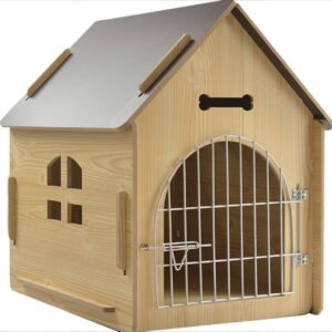 Cassetta in legno per animali domestici per Cani e Gatti 80x 55 x 70 cm