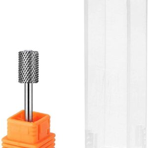 Punta professionale per Fresa per Unghie argento Forma cilindrica  Ideale per Manicure Pedicure Rimozione Gel Semipermanente  Acrilico  Nail Art