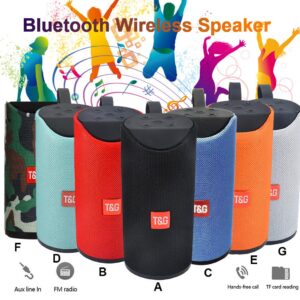 Cassa Bluetooth TG113 portatile in tessuto esterno impermeabile Wireless ultra bass