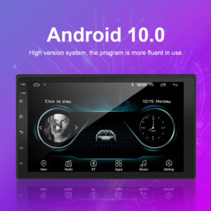 Stereo 10 Pollici  Autoradio Monitor 2 Din Android 10 Wifi Car Radio Gps Mp5 Usb