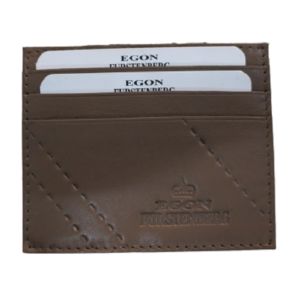 Egon Furstenberg PF 515-26 Portafoglio uomo in pelle portamonete carte credito Tabacco