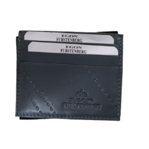 Egon Furstenberg PF 515-26 Portafoglio uomo in pelle portamonete carte credito Grigio