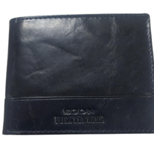 Egon Furstenberg PF 513-9 Portafoglio uomo in pelle portamonete carte credito Blu