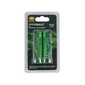 4 batterie litio lithium batterie ricaricabili stilo li-ion 2500mAh 3.7v