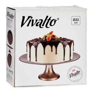 Vivalta alzata per torta in vetro 33cm supporto per torta in vetro