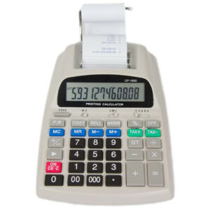 Calcolatrice stampa scontrino calcolatore stampante lcd 12 cifre casine CP-1800