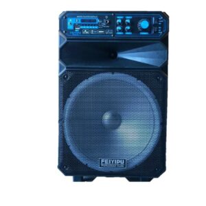 Cassa amplificata bluetooth es-05-12 altoparlante portatile karaoke + microfono