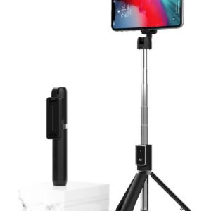 Treppiede Portatile Selfie Stick espandibile con Telecomando iOS e Android