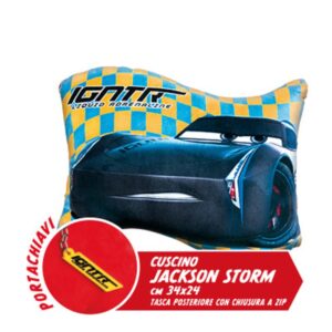 Cuscino Rettangolare porta tablet smartphone di sicurezza 10 pollici Cars 3 Jackson Storm