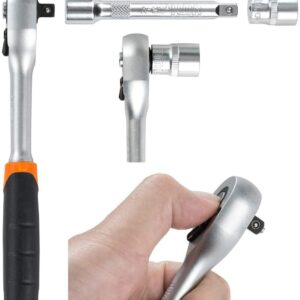 Kit set chiavi chiave bussola bussole cricchetto 39 pz