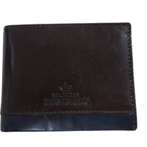 Egon Furstenberg PF 518-9 Portafoglio uomo in pelle portamonete carte credito Testa di Moro